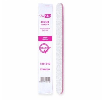 Pilnik Nail4u Basic prosty bezpieczny pakiet 180/240