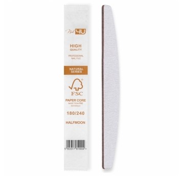 Pilnik Nail4u natural standard łódka bezpieczny pakiet 180/240
