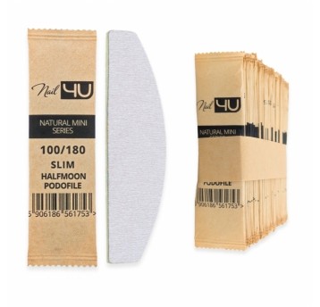 Pilnik Nail4u podofile slim mini łódka bezpieczny pakiet 100/180