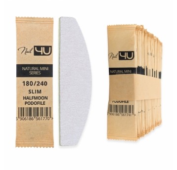Pilnik Nail4u podofile slim mini łódka bezpieczny pakiet 180/240