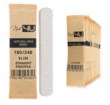 Pilnik Nail4u podofile slim mini prosty bezpieczny pakiet 180/240