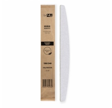 Pilnik Nail4u slim natural łódka bezpieczny pakiet 180/240