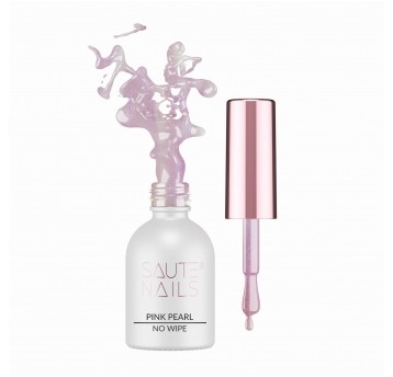Saute Nails Pink Pearl Top No Wipe 8ml
