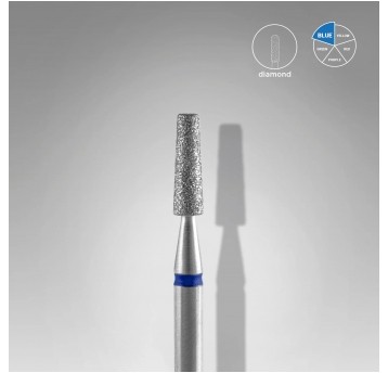 STALEKS Frez diamentowy niebieski ścięty stożek 2,5mm / 8mm