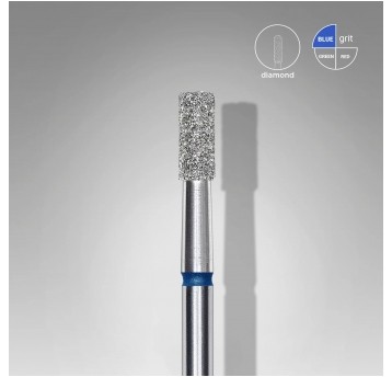 STALEKS Frez diamentowy niebieski walec 2,5mm / 6mm