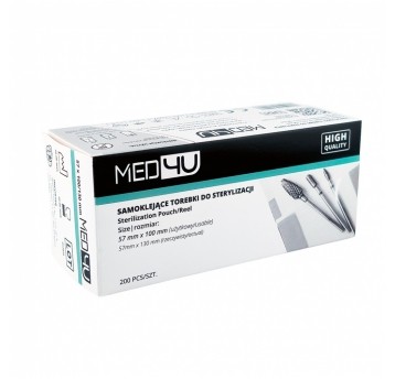 Torebki do sterylizacji Nail4u 57x100mm 200szt
