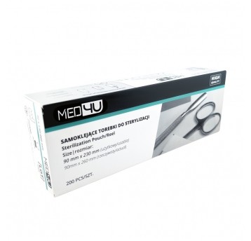 Torebki do sterylizacji Nail4u 90x230mm 200szt