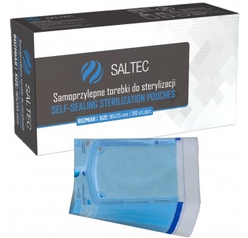 Torebki do sterylizacji SALTEC 90x135mm 200szt