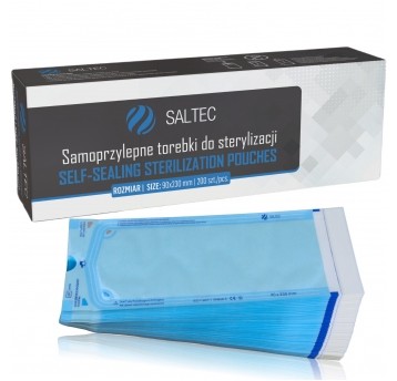 Torebki do sterylizacji SALTEC 90x230mm 200szt