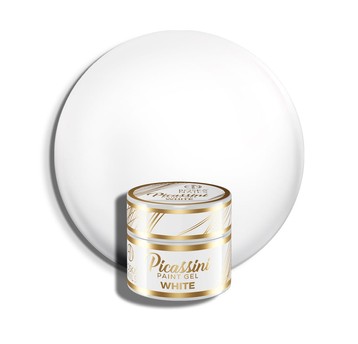 Żel do zdobień Boska Nails Picassini White 5ml