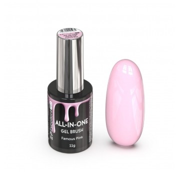 Żel Excellent PRO All-in-One Gel Brush Famous Pink 11g