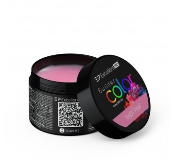 Żel Excellent PRO Builder Color With Thixotropy Pastel Baby Pink 15g